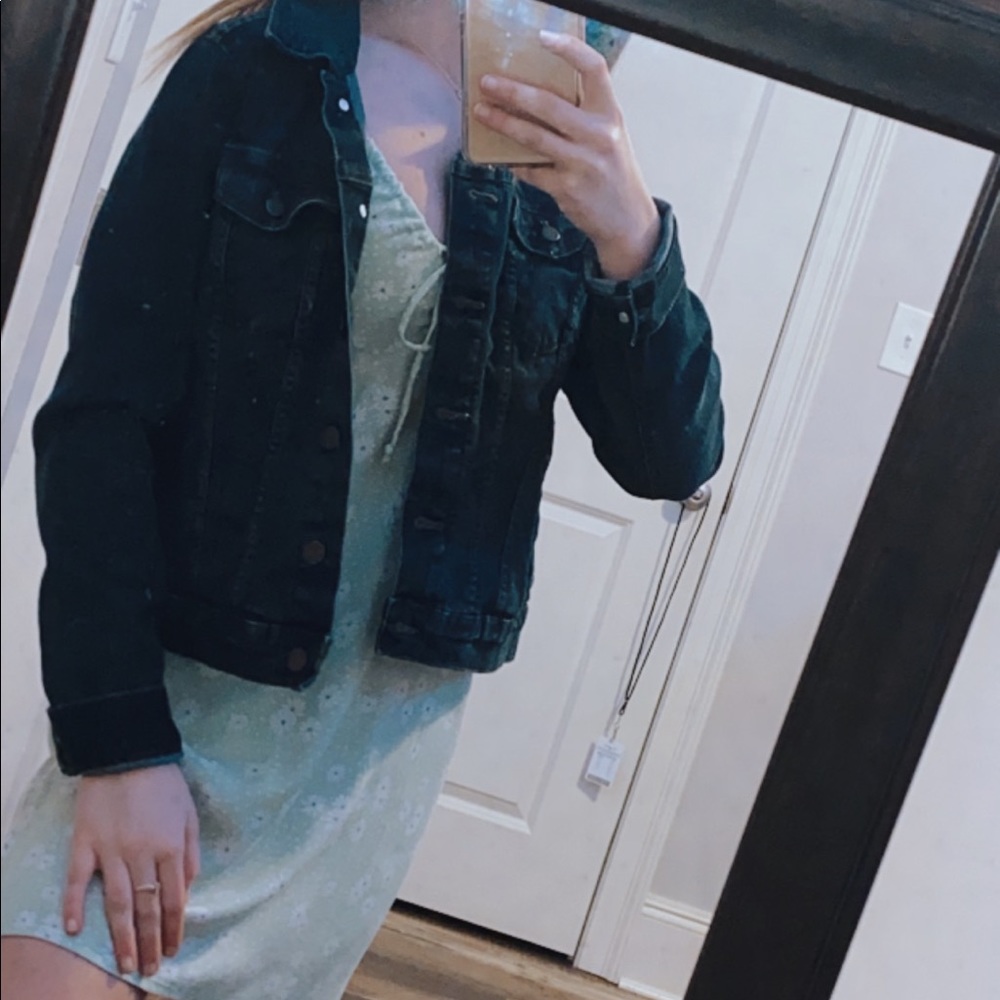 Sonoma Life + Style dark wash jean jacket
